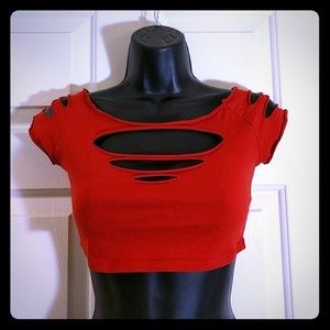 🤑 Punk Rock Crop Top 🤑FINAL PRICE🤑